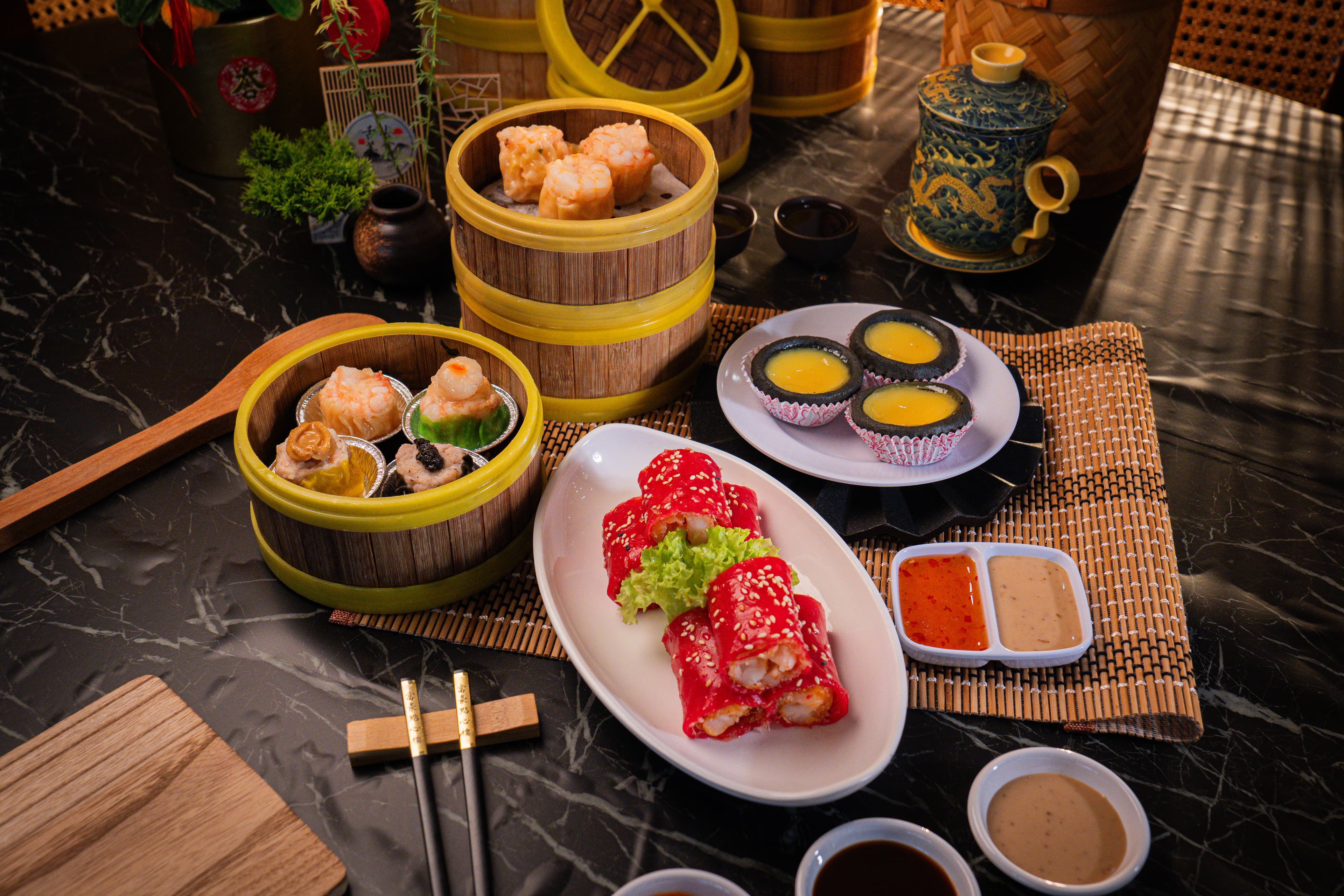 Foo Hou Dim Sum authentic Cantonese dim sum spread